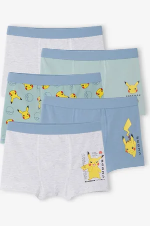 Pokemon Set van 5 boxers POKEMON® Pikachu hemelsblauw
