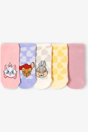 Disney Set van 5 paar sokken meerkleurig