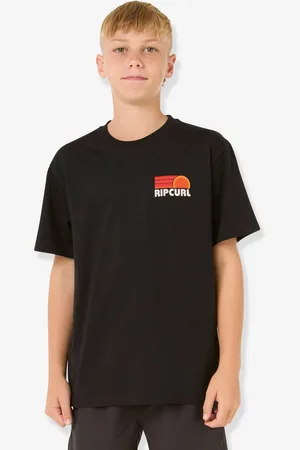 Rip Curl T-shirt Surf Revival Stacked zwart