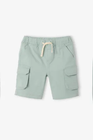 Vertbaudet Gemakkelijk aan en uit te trekken battle short voor jongens mintgroen
