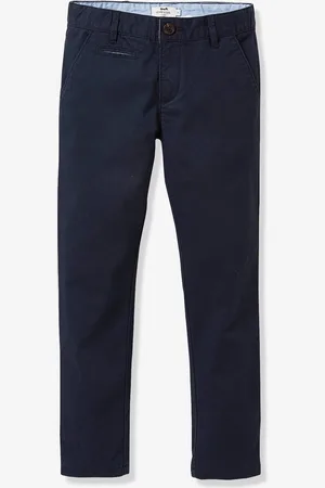 CYRILLUS Jongensbroek in chinomodel marineblauw