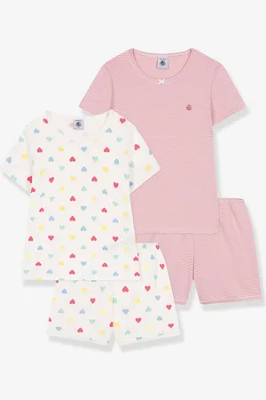 Petit Bateau Set van 2 korte pyjama
