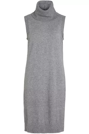 VILA Lange Gebreid Gilet