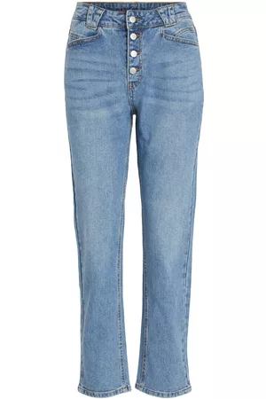 VILA Dames Straight - Regular Waist Straight Fit Jeans