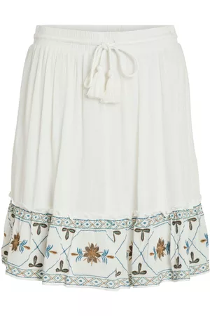 VILA Borduring High-waist Rok