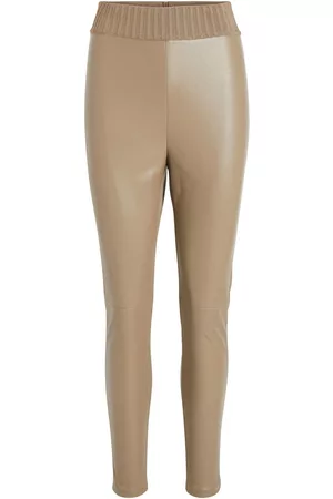 VILA Dames Leggings - Mid-rise Gecoat Legging