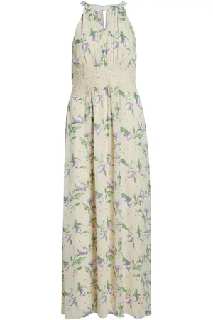 VILA Dames Lange jurken - Bloemen Maxi Gelegenheidsjurk