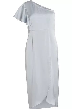VILA Dames Asymmetrische jurken - One-shoulder Midi Jurk