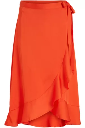 VILA Dames Rokken - Wikkel High-waist Rok