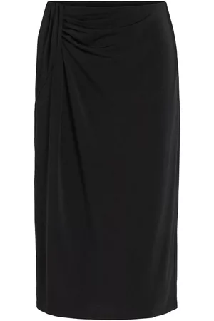VILA Dames Midi rokken - Gedrapeerde Middellange Rok