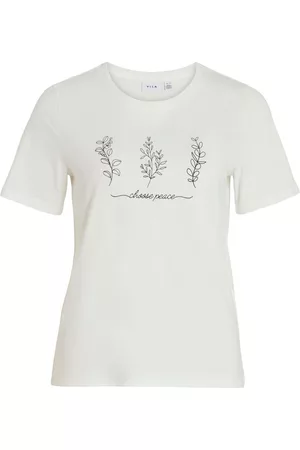 VILA Dames T-shirts - Katoenen T-shirt