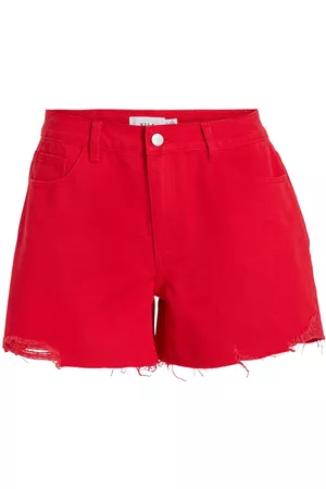 VILA Dames Shorts - Kort Gescheurd Shorts
