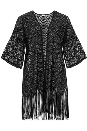 VILA Dames Kimono's - Curve - Franjes Kimono
