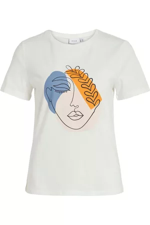 VILA Dames Geprinte Overhemden - Print T-shirt