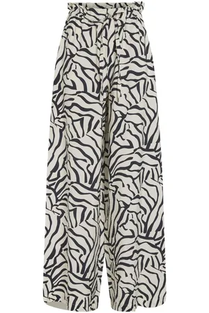 VILA Gedessineerd High-waist Broek