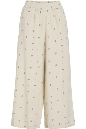 VILA High-waist Cropped Fit Broek