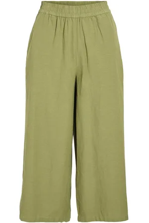 VILA High-waist Cropped Fit Broek