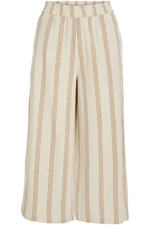 VILA High-waist Cropped Fit Broek