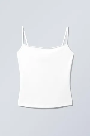Weekday Slim Fitted Cotton Singlet
