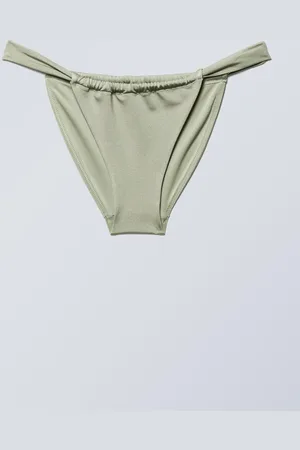 Weekday Low Waist Ruched Bikini Briefs