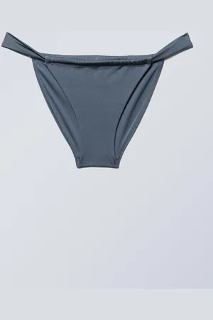 Weekday Low Waist Ruched Bikini Briefs