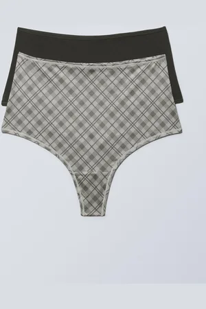 Weekday 2-pack Soul Soft High Rise Thongs