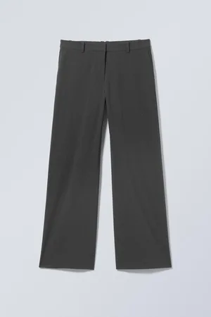 Weekday Low Rise Straight Leg Suiting Trousers