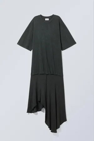 Weekday Asymmetric T-shirt Dress