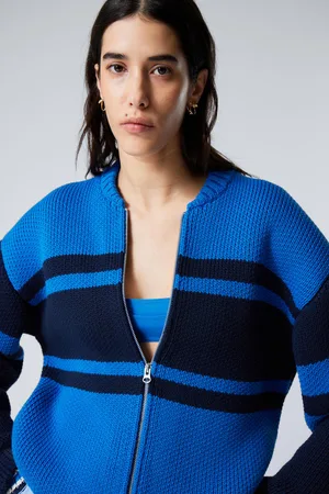 Weekday Relaxed Knitted Zip-up Cardigan