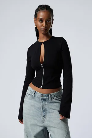 Weekday Slim Long-Sleeved Zip Top