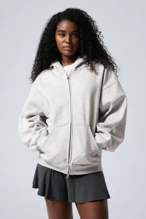 Weekday Oversized Heavyweight Zip Hoodie