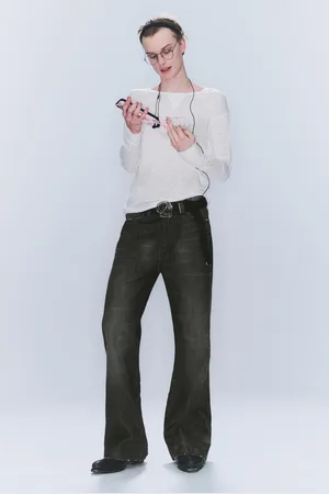 Cheap Monday Boo Bootleg Low Waist Regular Bootcut Jeans