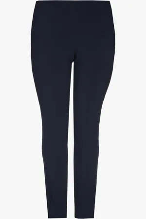 XANDRES Navyblauwe smart business broek