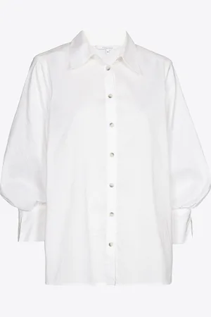 XANDRES Hemdblouse van krinkelstof