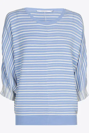 XANDRES Gestreepte pull met pofmouw