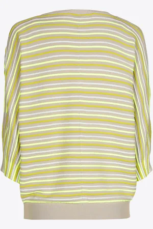 XANDRES Gestreepte pull met pofmouw