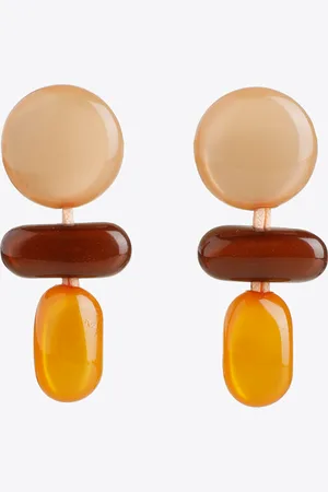 XANDRES Oorbellen met driedelige hanger