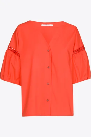 XANDRES Blouse van organisch katoen