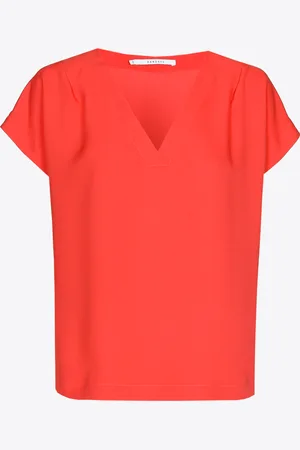 XANDRES Mouwloze blouse met V-hals