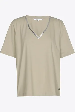 XANDRES T-shirt met zilveren detail