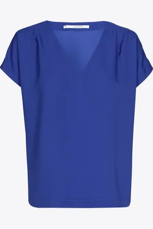 XANDRES Mouwloze blouse met V-hals