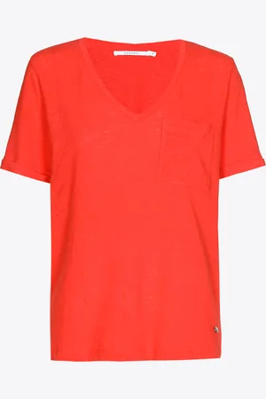 XANDRES Basis T-shirt met V-hals