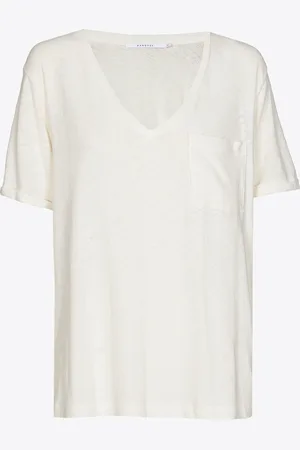 XANDRES Basis T-shirt met V-hals
