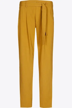 XANDRES Carotte broek met linnenlook