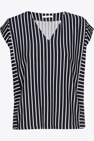 XANDRES Gestreepte T-shirt in jerseystof