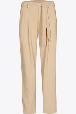 XANDRES Carotte broek met linnenlook