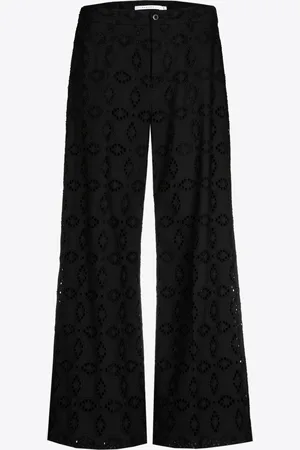 XANDRES Rechte broek met broderie
