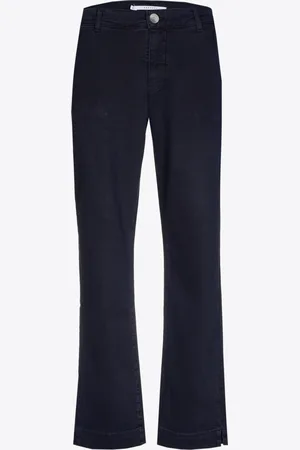 XANDRES Zachte broek met wijde pijpen