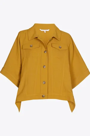 XANDRES Cape met jeansjas look
