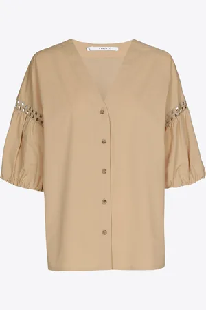 XANDRES Blouse van organisch katoen